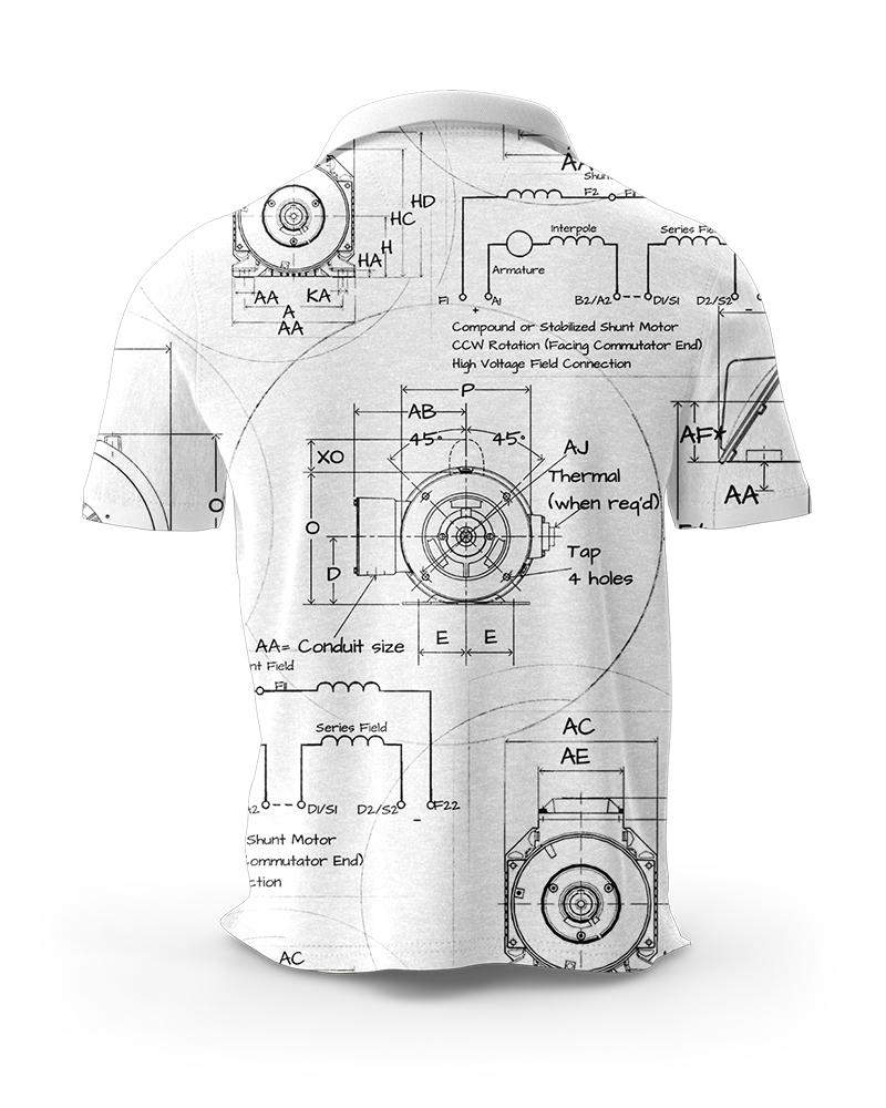 Baldor Schematic Motor White