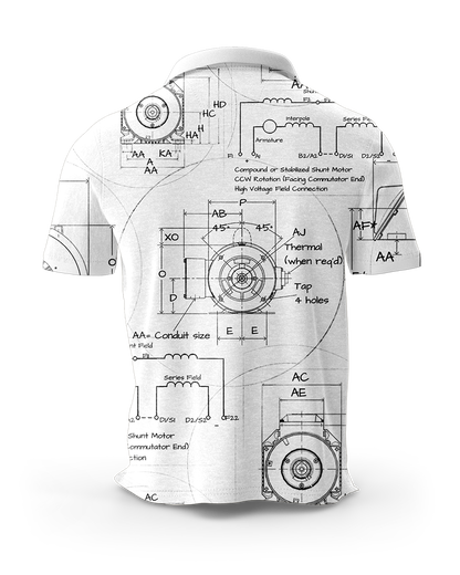 Baldor Schematic Motor White